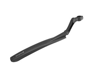 M-WAVE Mudguard, Mud Max II R, for 20-29, Rear, Width 69 Mm, Black Plastic, On Card