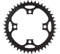 M-Wave Pd-r4-s-nw, Bici elettrica, per Catene da 1/2 x 3/32 e 11/128", per Brose, Bosch, Shimano, Cerchio di Foratura 104 mm Unisex-Adult, Nero, Zähneanzahl: 46