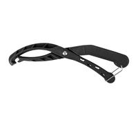 M-WAVE Pinza per il montaggio di pneumatici, attrezzo per bicicletta, sollevatore di pneumatici integrato, colore nero, PLUS di M-WAVE