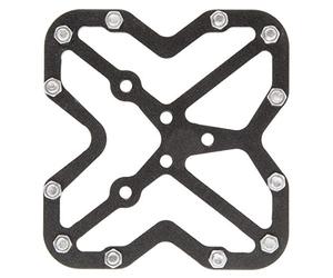 M-WAVE Platform for System Pedals, 85 X 90 Mm, SPD And Look Keo Compatible, Black, incl. Silver Replacable Pins, On Card