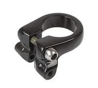 M-Wave Collarino sella in alluminio – Ø 34.9 mm Nero con attacchi laterali per portapacchi