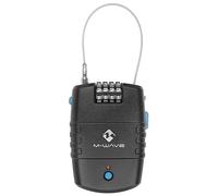 Lucchetto allarme M-Wave Lock'n'Roll 90dB cavo retrattile 1,6x730 mm nero
