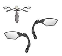 M-Wave Set di specchietti da bicicletta unisex per adulti SPY Space, nero