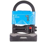 Lucchetto a U M-Wave B 247 con Supporto Clip-On e 2 Chiavi, 165x247 mm, Nero