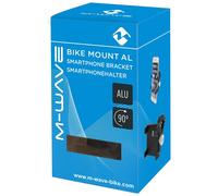 M-WAVE Bike Mount al, Supporto per Smartphone Unisex-Adulto, Nero, 60-95 mm