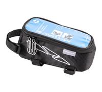 Borsa bici per smartphone su telaio ( Nero / Grigio / 1 L )
