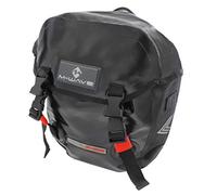 M-Wave Waterproof Carrierbags Calgary, with Cover, Black, with Fastening System (Suitable for Tubes of Carrier Up To 12 Mm), Volume approx. 2X12.5 Liter