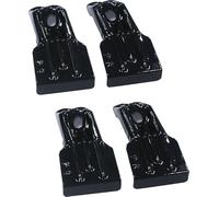 Set 4 copricerchi 15" pollici copriruota auto Sicilia SPC1573SVBK argento nero S