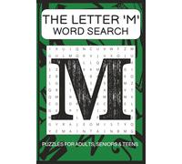 'M' Word Search Puzzle Book: Word Searches with Easy to Read Print about words starting with the Letter 'M' | 6x9 Inches, 110 pages | 50+ Puzzles ... Gift for Vacations, Holidays and Free Times