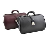 M. Wright & Sons Nottingham - Borsa da medico, colore: Bordeaux