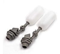 M.Z.A 2PCS 1/2 '' Valvola a sfera galleggiante Automatico Serbatoio d'acqua Acquario Controllo regolabile del livello dell'acqua per acquario di pesci, Mangiatoia per ovini per bovini (1/2 ")