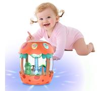 m zimoon Giocattoli per bambini a partire dai 6 mesi, con dinosauro, giocattolo per bambini con luce, divertenti suoni di dinosauro e musica, giocattoli musicali per bambini dai 6 ai 18 mesi in su