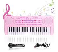 m zimoon Pianola Bambini 37 Tastiera Musicale con Microfono