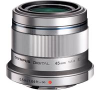 M.Zuiko Digital 45 mm F1.8 (argento)