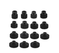 M0.8 3.175mm Pignone in metallo in acciaio temprato 10T 11T 12T 13T 14T 15T 16T 17T 18T 19T 20T 21T Ingranaggio motore for auto RC 1/10 1 pz(3Pcs 19T-20T-21T)