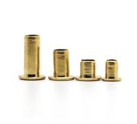 M0.9 M1.3 .5 .7 M2 M3 M4 M5 M6 Rivetti tubolari Chiodi for circuiti stampati a doppia faccia for PCB Dadi for rivetti cavi in rame lingli(8mm,2mm 100pcs)