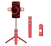 M01S Tripode Selfie Compatibile Con Stick Fill Light Telefono In Diretta Broadcasting Per Smart Phones Office Cell Telfone Porta Per Desktop Luce