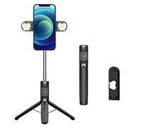 M01S Tripode Selfie Compatibile Con Stick Fill Light Telefono In Diretta Broadcasting Per Smart Phones Office Cell Telfone Porta Per Desktop Luce