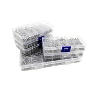 M1.2 M1.4 M1.7 M2 M3 M4 Kit Assortimento Di Viti Autofilettanti for Legno Testa Cilindrica Phillips In Acciaio Inossidabile 304 A2 Con Scatola Di Immagazzinaggio(Set E M2 600pcs)