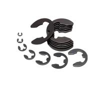 M1.2 M1.5 M2 M3 M3.5 M4 M5 M6 M7 M8 M10 a M24 65mn Acciaio E Clip Anello di sicurezza Rondella di sicurezza for guarnizione albero 10/100 pezzi(50pcs M4)