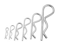 M1.2 M2 M2.5 M3 M4 M5 M6 M7 Acciaio B Tipo Coppiglie a Molla Perno per Auto a Forma di Onda Split Clip Morsetto Capelli Trattore Pin-1pcs 7x150mm