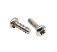M1.4 .6 M2 .5 M3 M4 M5 M6 M8 Acciaio inossidabile 304 A2-70 GB2672 Vite a testa tonda Torx a sei lobi Extra lunga 3-100mm(50pcs M1.4,5mm)