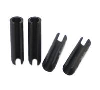 M1.5 M2 M2.5 M3 M4 M5 M6 M8 M10 Black Steel Elastic Cotter Cylindrical Positioning Tension Dowel Roll Spring Pin GB879(M2.5 50pcs,16mm)