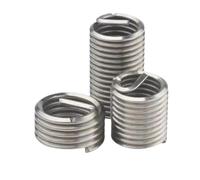 M1.6 M2 .5 M3~M24 304 Inserti filettati elicoidali in acciaio inossidabile Boccola a vite Manicotto a spirale Kit di fissaggio Kit di riparazione(Length 3D,M3x 0.5 (50pcs))