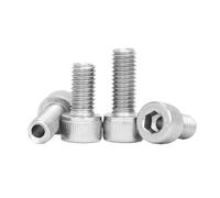 M1.6 M2 M2.5 M3 M3.5 M4 To M16 304 Stainless Steel Hollow Hole Through Air-out Pass Hexagon Hex Socket Cap Head Screw Bolt(10mm,2pcs M6)