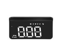 M1 GPS HUD Allarme For Eccesso Di Velocità HUD For Auto Head Up Display Computer Di Bordo Proiettore For Parabrezza Tachimetro GPS Digitale Intelligente(White)