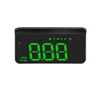 M1 GPS HUD Allarme For Eccesso Di Velocità HUD For Auto Head Up Display Computer Di Bordo Proiettore For Parabrezza Tachimetro GPS Digitale Intelligente(Green)