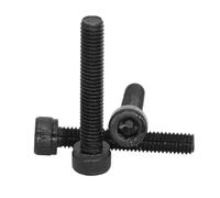M10 1 mm 1,25 mm 1,5 mm passo sinistra senso opposto inverso filettatura fine tappo esagonale interno esagono incassato vite a testa esagonale bullone(LEFT HANDED THREAD_6PIECES M10X1.5X40MM)