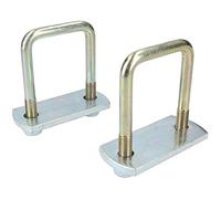 M10 50mm x 80mm bullone a U N-bullone 1 coppia di piastre e dadi ad alta resistenza alla trazione UBR05/08