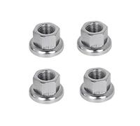 M10 Accessori Bici Dadi, 4PCS Dell'Asse, Dadi Ruota Fissaggio Bullone Pratiche Viti Posteriori Biciclette Dadi Posteriore Inossidabile Vite Rondella Dadi Bicicletta Argento Per Ciclismo Mountain Bike