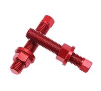 M10 Chain Axle Adjuster Bolt Nuts Compatibile con le motociclette Con 690 790 890 950 990 1090 1190 1290 ADVENTURE EXC SX XC Modelli(Red)