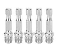 M10 Drill Connecting Rod Adapter 5Pcs | Protective Iron Conversion Stick for Polishing Pads/Drill Bits/Cutting Discs | Electric Drill Screw Shaft Disk Adapter