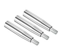 M10 Girevole Manico Impugnatura,3pz 98mm Bloccaggio Vite Pomello,Argento Tono