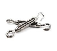 M10 Hook & Eye tenditore in acciaio inox 304 2PCS