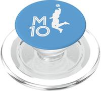 M10 Maradona Logo - Mano di Dio Silhouette PopSockets PopGrip per MagSafe