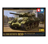 M10 Tank Destroyer TAMIYA 1/48, Soldato Di Carri US, Con Torretta Apertura