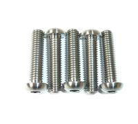 M10 X 1.25 25mm Bottone Testa Titanio Ti GR5 Gara Spec Bulloni Passo Fine