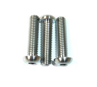 M10 X 1.25 25mm Bottone Testa Titanio Ti GR5 Gara Spec Bulloni Passo Fine