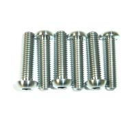 M10 X 1.25 25mm Bottone Testa Titanio Ti GR5 Gara Spec Bulloni Passo Fine