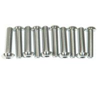 M10 X 1.25 25mm Bottone Testa Titanio Ti GR5 Gara Spec Bulloni Passo Fine