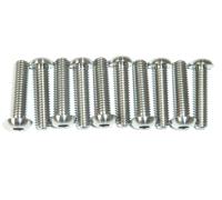 M10 X 1.25 25Mm Viti A Testa Piatta In Titanio Ti GR5 Specifiche Da Corsa Fine