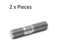M10 X 1.25 Borchie 45mm Titanio 20mm -10mm Sciolto -15mm 45 Ti Tubo Collettore