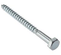 M10 X 100mm Zinco Placcato Testa Esagonale Coach Viti, 10 Confezione - 10CS10100