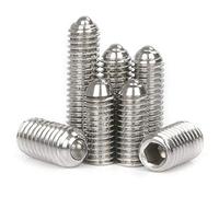 M10 x 16 mm in acciaio inox esagonale a molla, viti a sfera a punta sferica, 10 pezzi