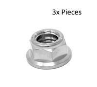M10 x1.25 Titanio Dado di Bloccaggio Tutti Metallo Ti Collettore Scarico Pack