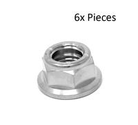 M10 x1.5 Titanio Dado di Bloccaggio Tutti Metallo Ti Collettore Scarico Pack